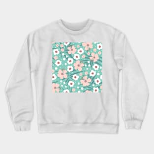 Pattern with tropical plants Crewneck Sweatshirt